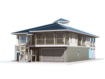 Coastal Home Plan, 052H-0012