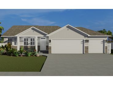 Sunbelt House Plan, 065H-0080
