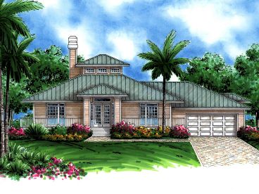 Coastal House Plan, 040H-0040