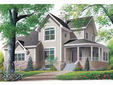 Two-Story Home Plan, 027H-0018