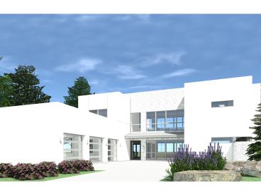 Modern Sunbelt House Plan, 052H-0114