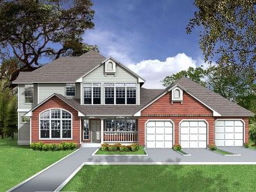 Two-Story House Plan, 026H-0120