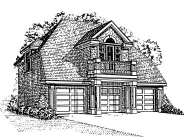 Carriage House Plan, 054G-0006