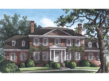 Colonial Home Plan, 063H-0023