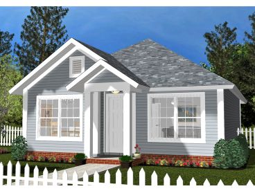 Cottage House Plan, 059H-0245