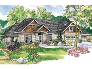 Craftsman House Plan, 051H-0046
