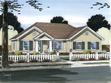 Traditional House Plan, 059H-0148