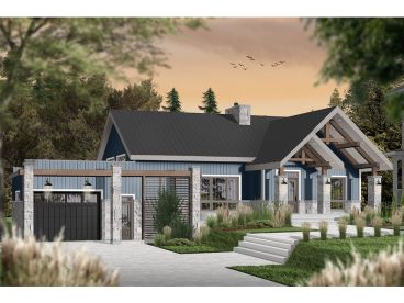 Small Ranch House Plan, 027H-0492