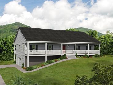 Country House Plan, 062H-0290