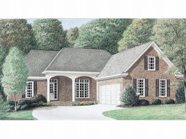 One-Story House Plan, 011H-0008