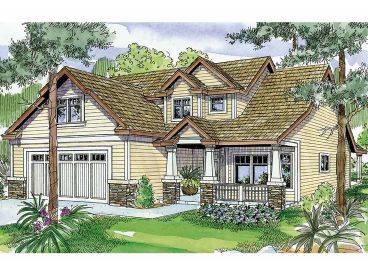 Craftsman House Plan, 051H-0294