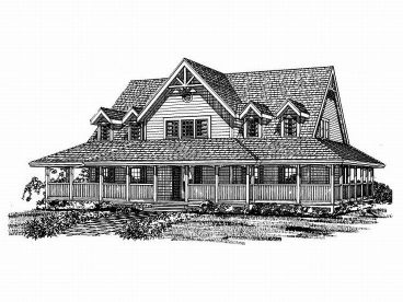 Country Home Design, 032H-0080