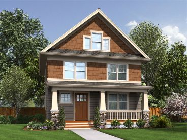 Craftsman House Plan, 034H-0392
