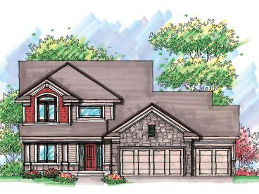 Two-Story Home Plan, 020H-0189