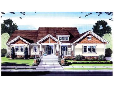 Craftsman House Plan, 046H-0036
