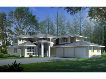 Contemporary House Plan, 026H-0063