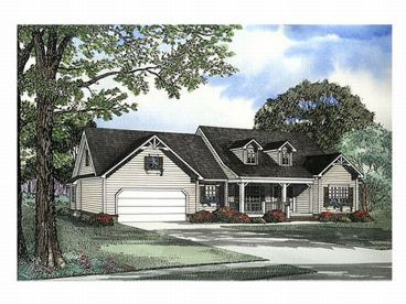 Country Home Plan, 025H-0120