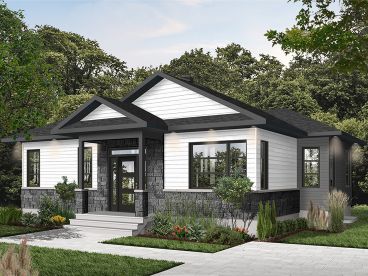 Cabin House Plan, 027H-0427