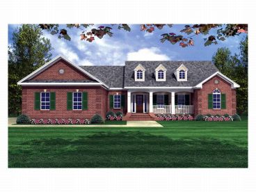 Traditional House Plan, 001H-0076