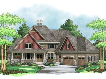 Craftsman House Plan, 023H-0146