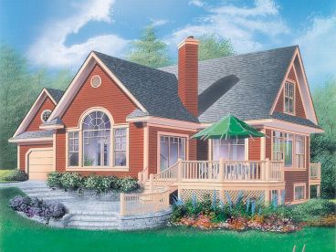 Traditional Home Design, 027H-0066