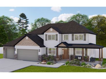Two-Story House Plan, 065H-0035