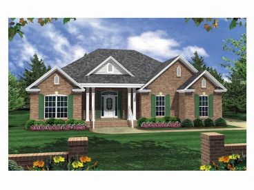 Traditional House Plan, 001H-0025