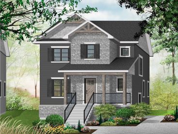 Two-Story House Plan, 027H-0485