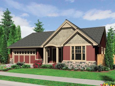 Small Ranch House Plan, 034H-0253