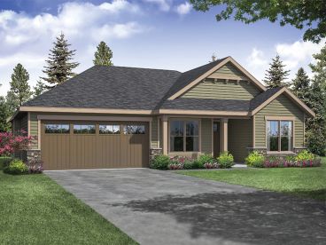 Small Ranch House Plan, 051H-0300