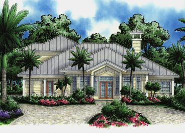 Coastal House Plan, 040H-0059