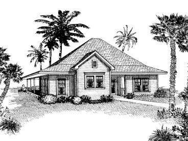 Coastal Home Plan, 054H-0021
