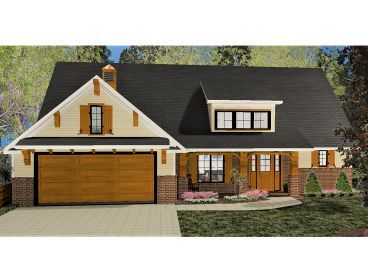 Craftsman Home Plan, 049h-0009