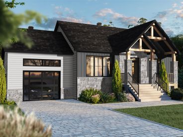 Small Ranch House Plan, 027H-0525