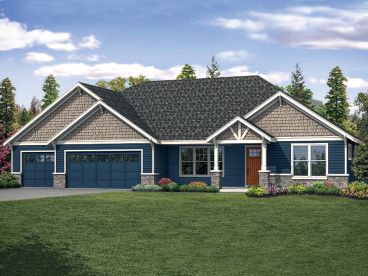 Craftsman House Plan, 051H-0286