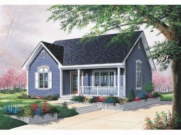 Cottage House Plan, 027H-0122