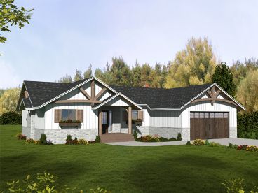 One-Story House Plan, 012H-0144