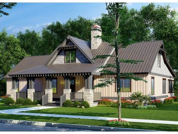 Rustic Country House Plan, 074H-0178