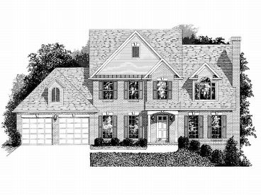 Two-Story Home Design, 007H-0044