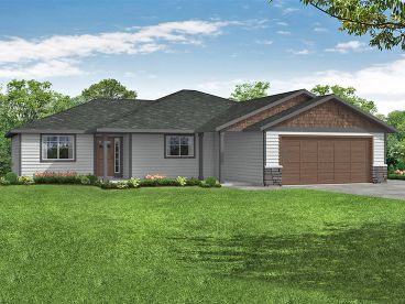 Small Ranch House Plan, 051H-0423