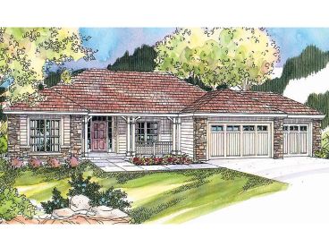 One-Story House Plan, 051H-0206