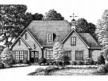 Two-Story House Plan, 011H-0044