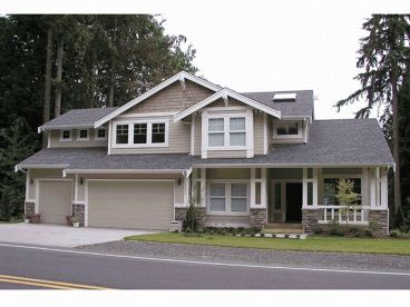 Craftsman House Plan, 035H-0055