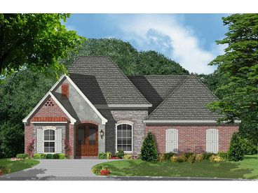One-Story House Plan, 060H-0023