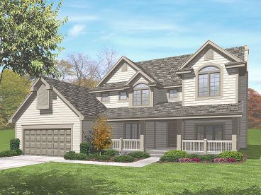 Traditional Home Plan, 016H-0041