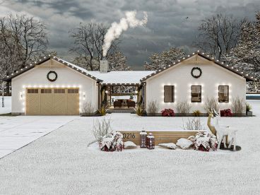 Small Ranch House Plan, 050H-0499