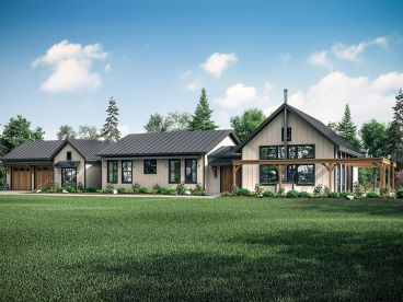 Country Ranch House Plan, 051H-0340