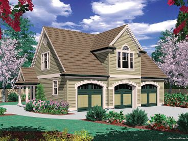Carriage House Plan, 034G-0012