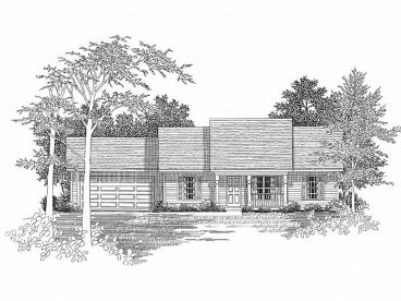 1-Story House Design, 019H-0053