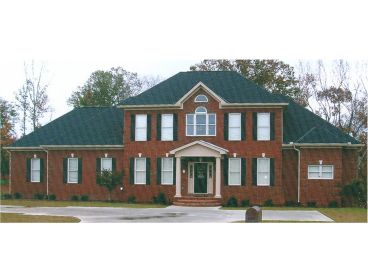 Colonial House Plan, 073H-0069